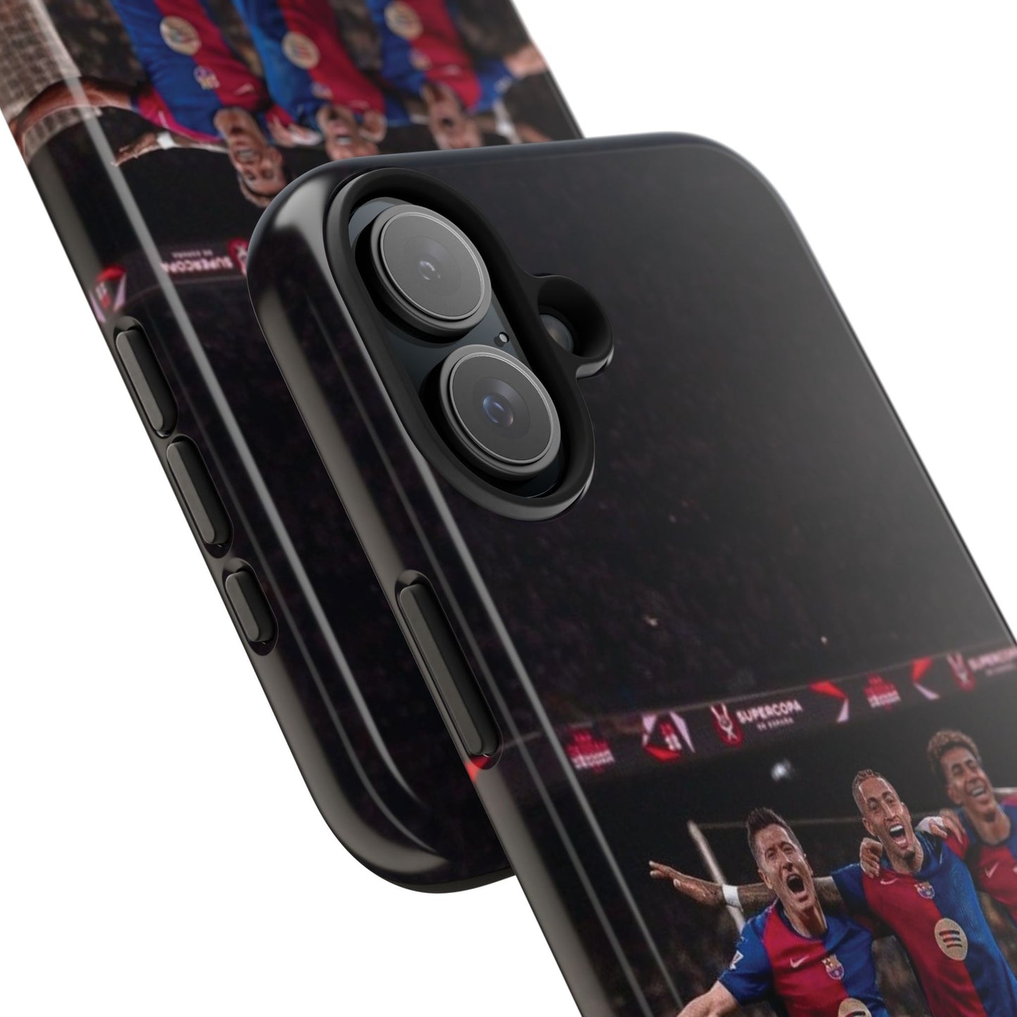 Lewandowski, Raphinha, Lamine Yamal Soccer Team Tough Phone Case - Durable Protection for Fans!