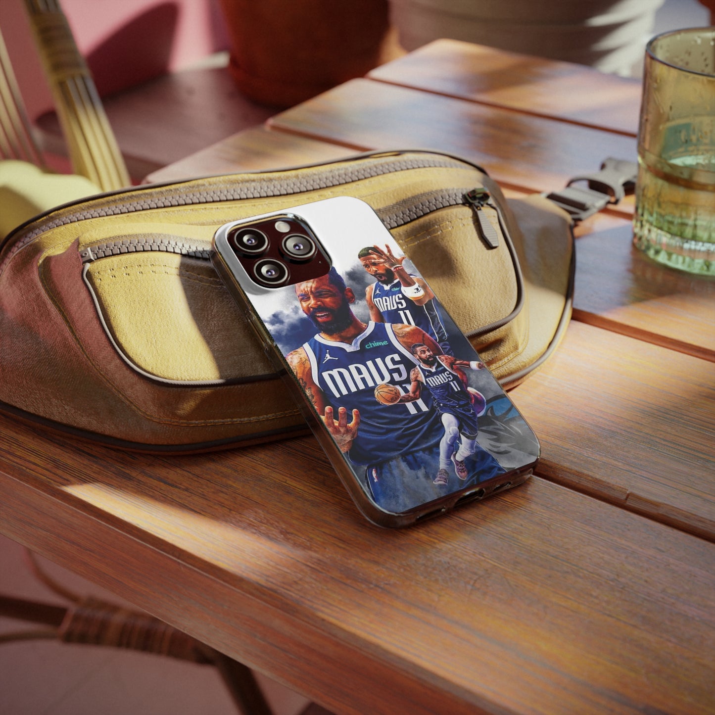 Kyrie Ivring Soft Phone Case with Basketball Theme - Perfect for Sports Fans