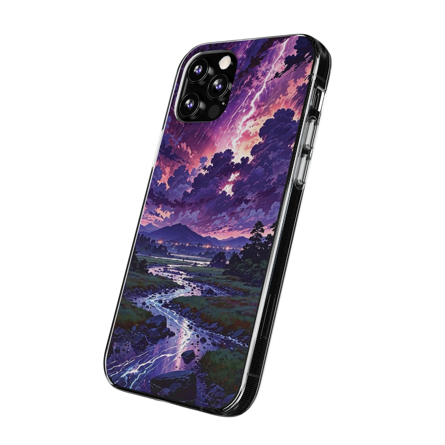Scenic Nature Soft Phone Case - Stunning Landscape Design for Wilderness Lovers