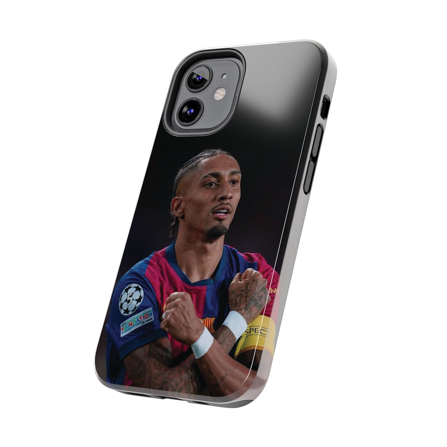 Raphinha Soccer Fan Tough Phone Case - Durable Protection with Star Player Design