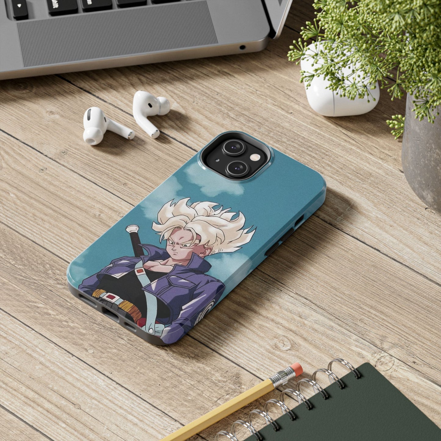 Trunks Dragon Ball Z Tough Phone Case - Trunks Design for Anime Fans