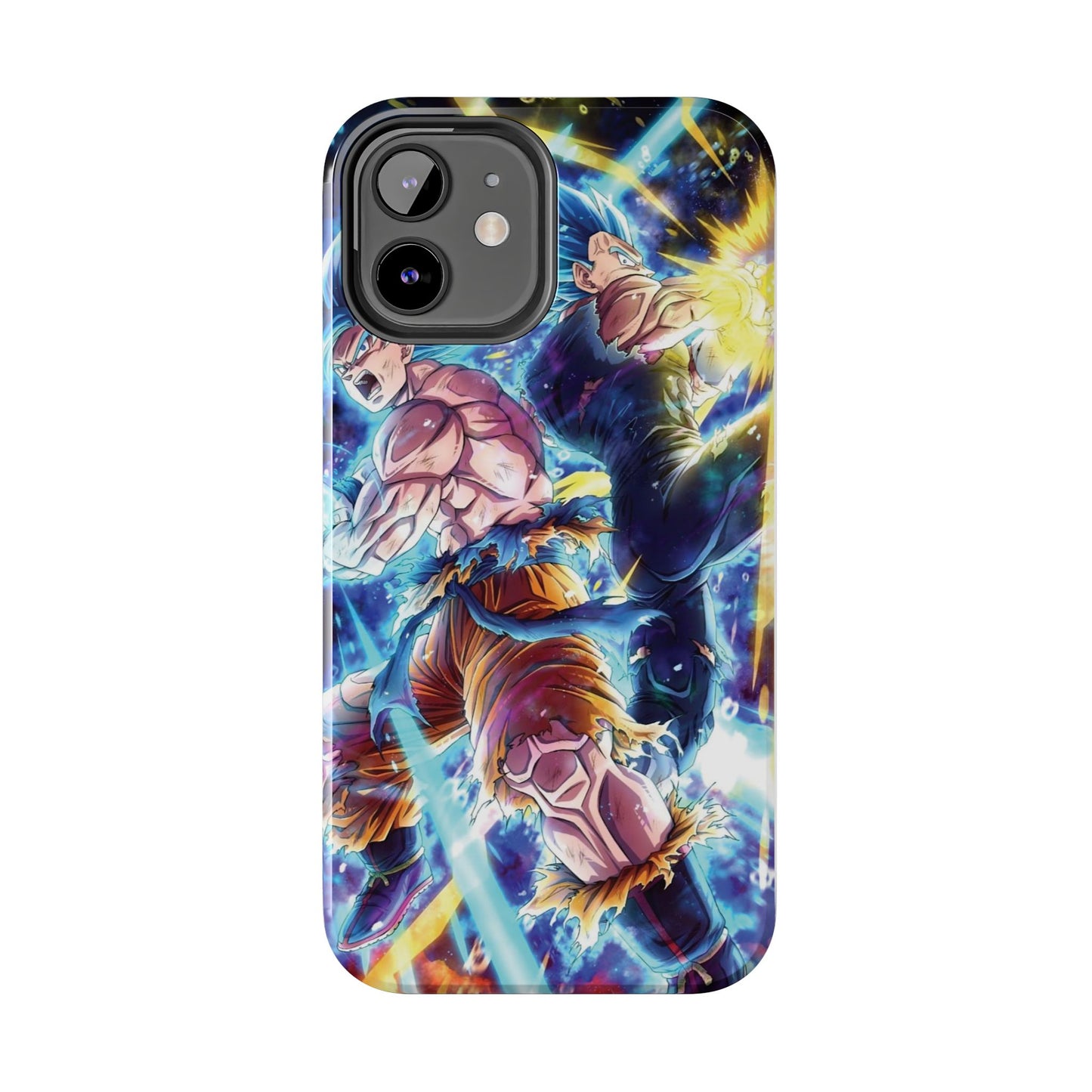 Goku Vegeta Dragon Ball Super Tough Phone Case - Vibrant Anime Character Design