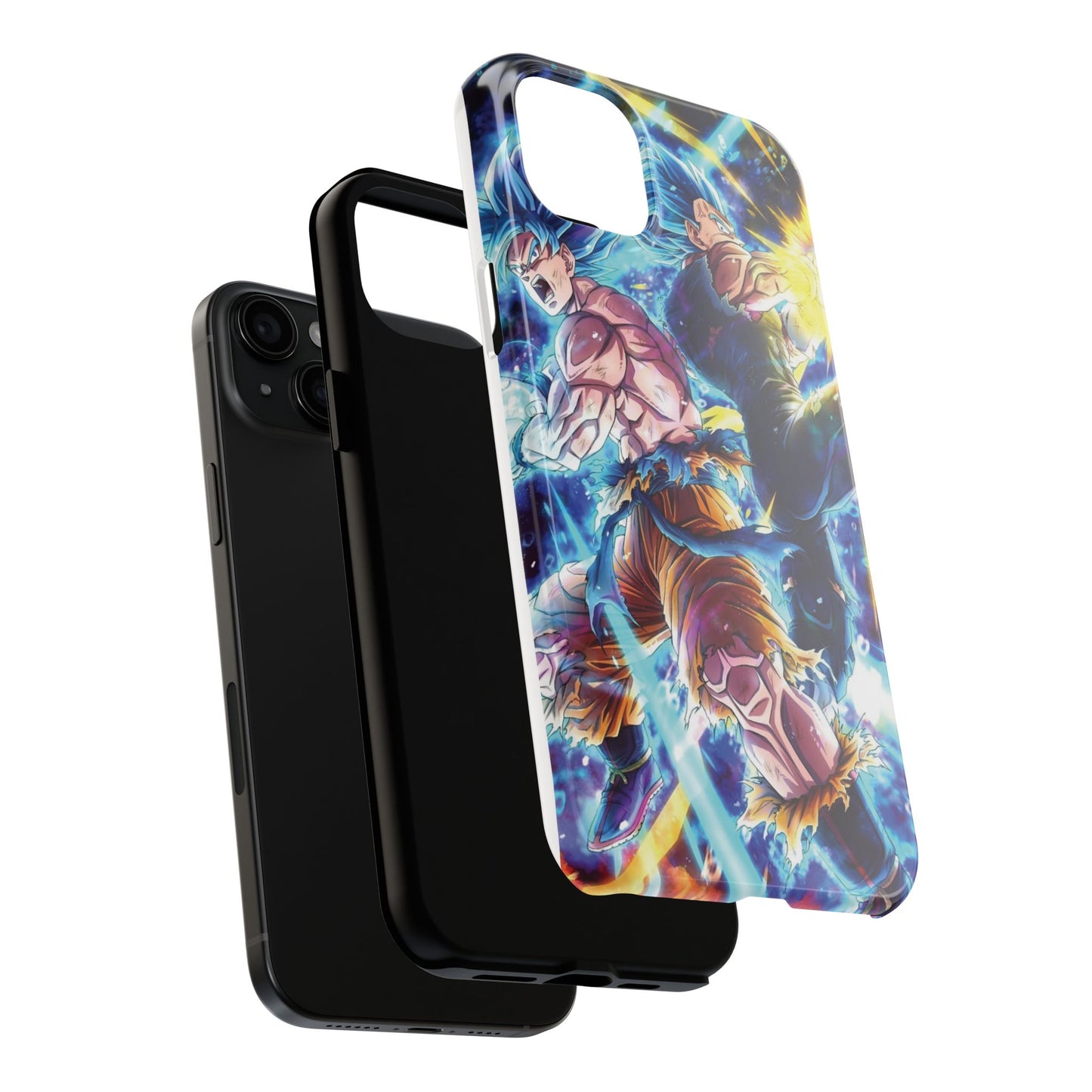 Goku Vegeta Dragon Ball Super Tough Phone Case - Vibrant Anime Character Design