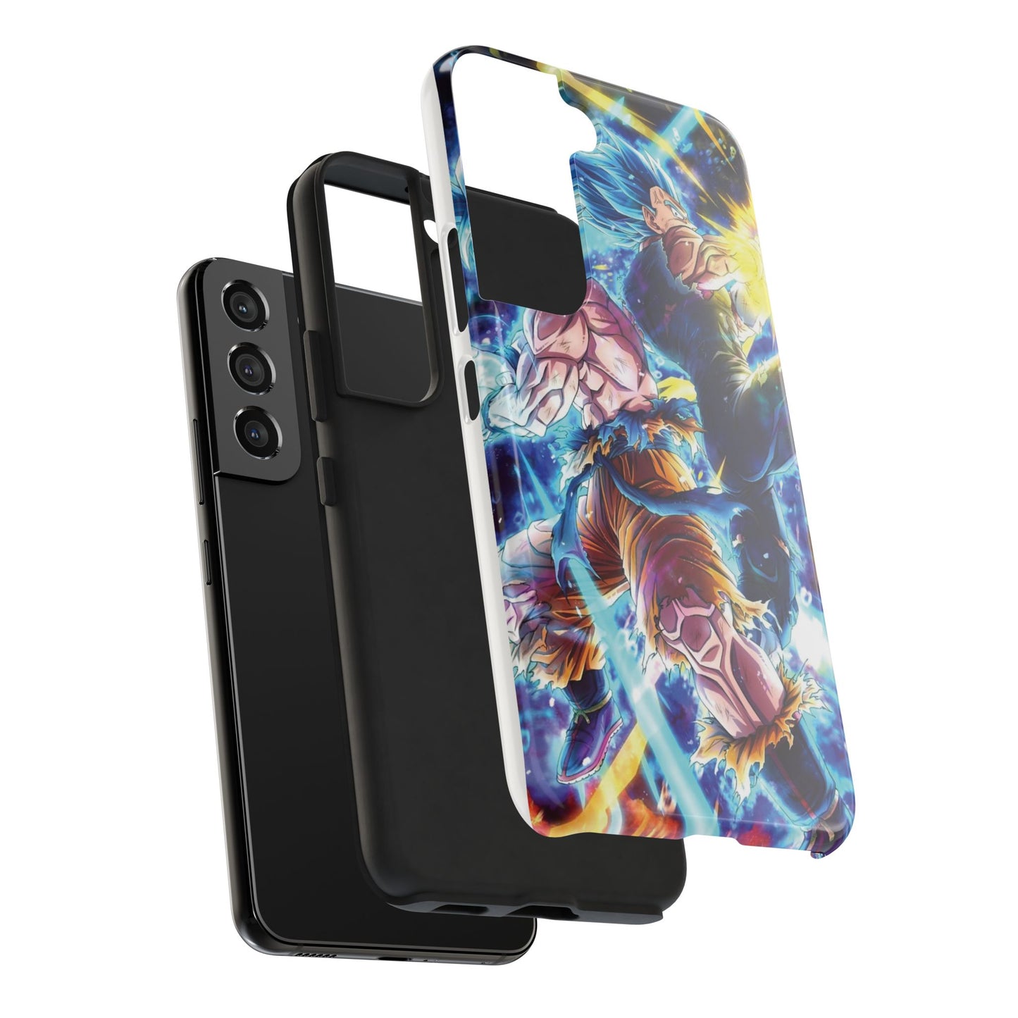 Goku Vegeta Dragon Ball Super Tough Phone Case - Vibrant Anime Character Design