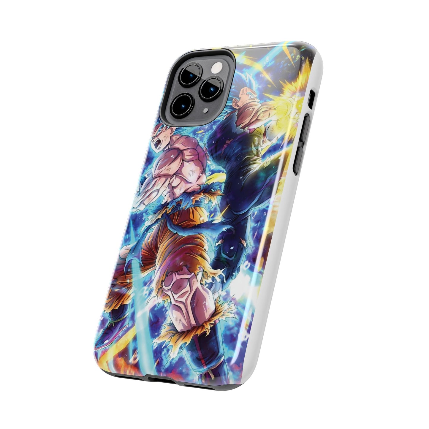 Goku Vegeta Dragon Ball Super Tough Phone Case - Vibrant Anime Character Design