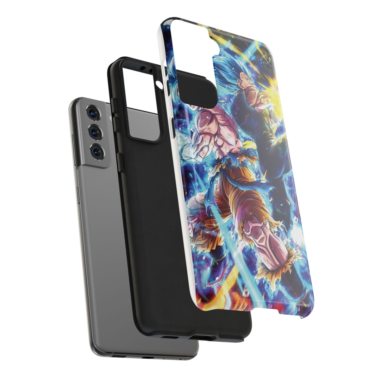 Goku Vegeta Dragon Ball Super Tough Phone Case - Vibrant Anime Character Design