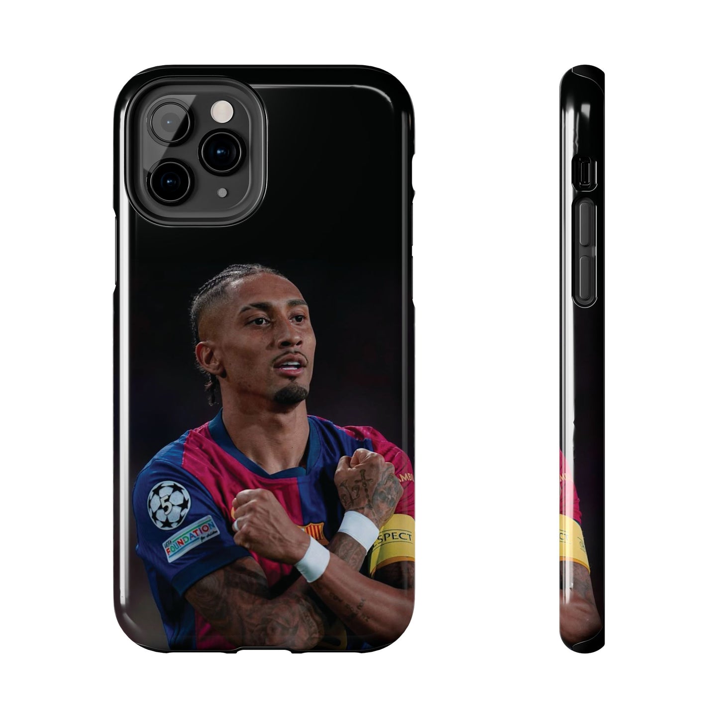 Raphinha Soccer Fan Tough Phone Case - Durable Protection with Star Player Design