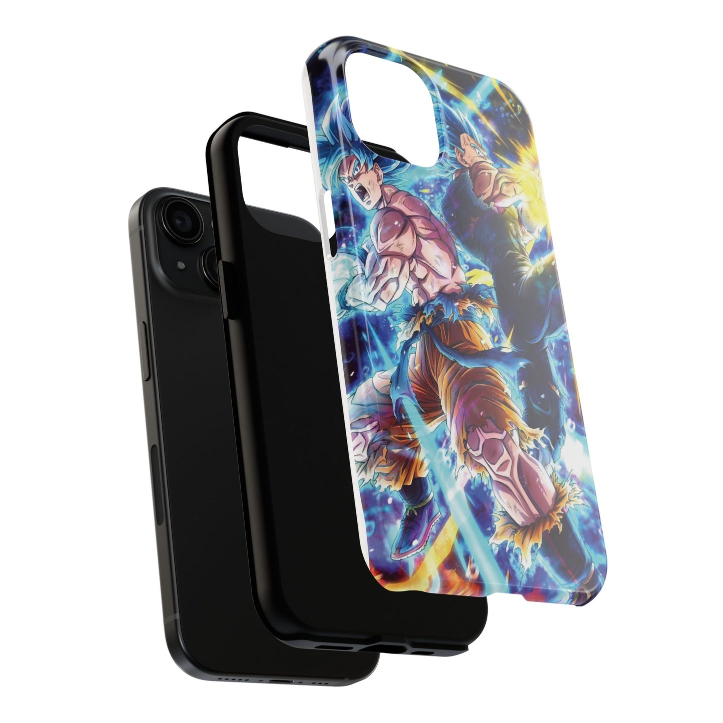 Goku Vegeta Dragon Ball Super Tough Phone Case - Vibrant Anime Character Design