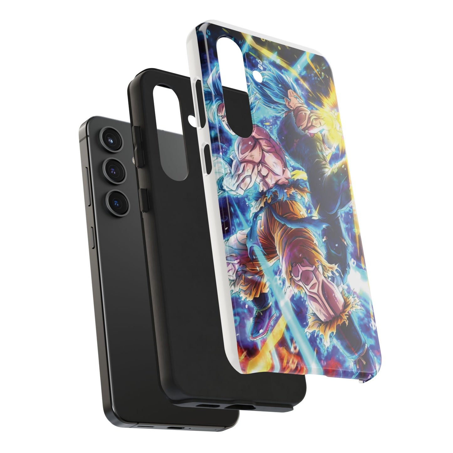 Goku Vegeta Dragon Ball Super Tough Phone Case - Vibrant Anime Character Design