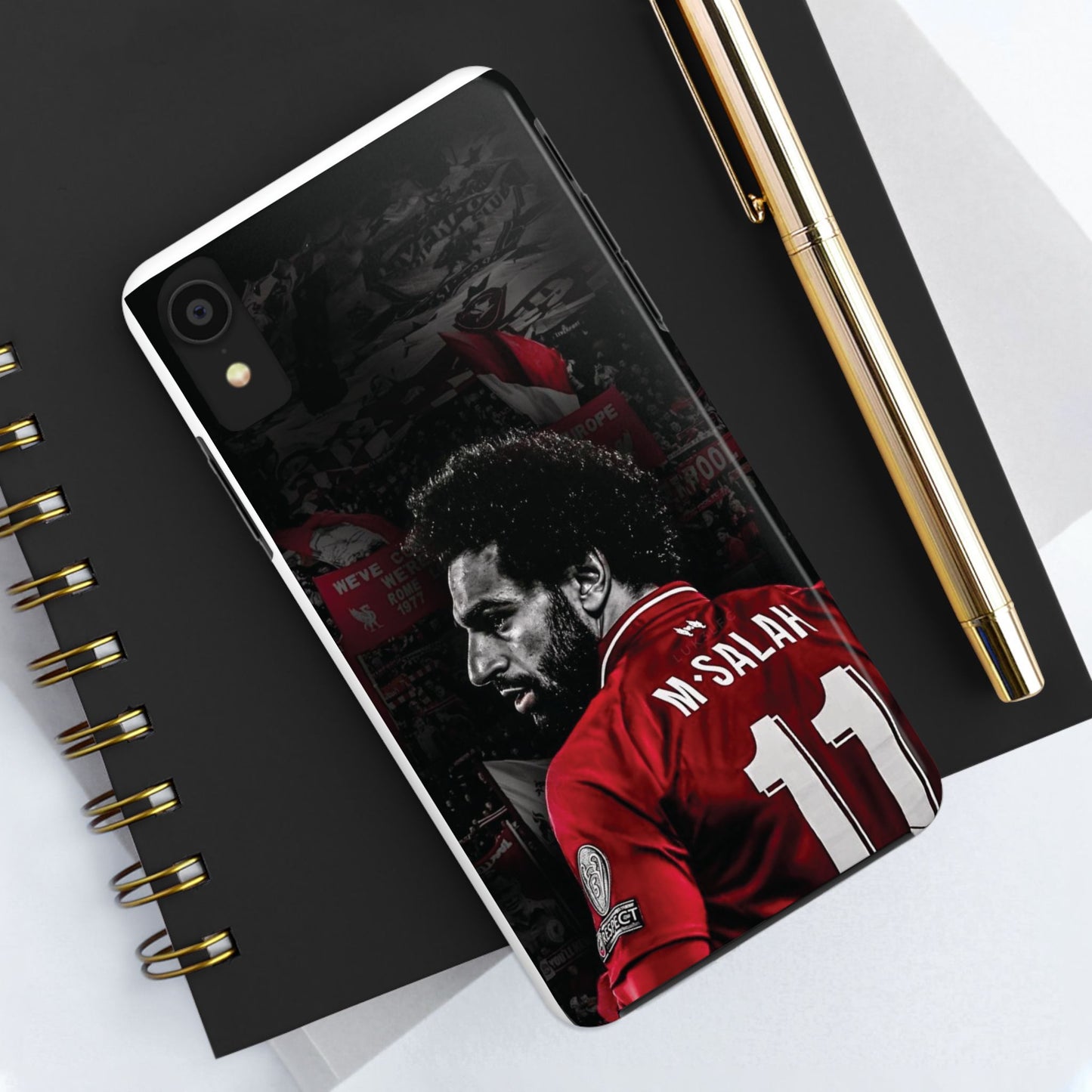 M'Salah Tough Phone Case - Durable Soccer Design for Fans