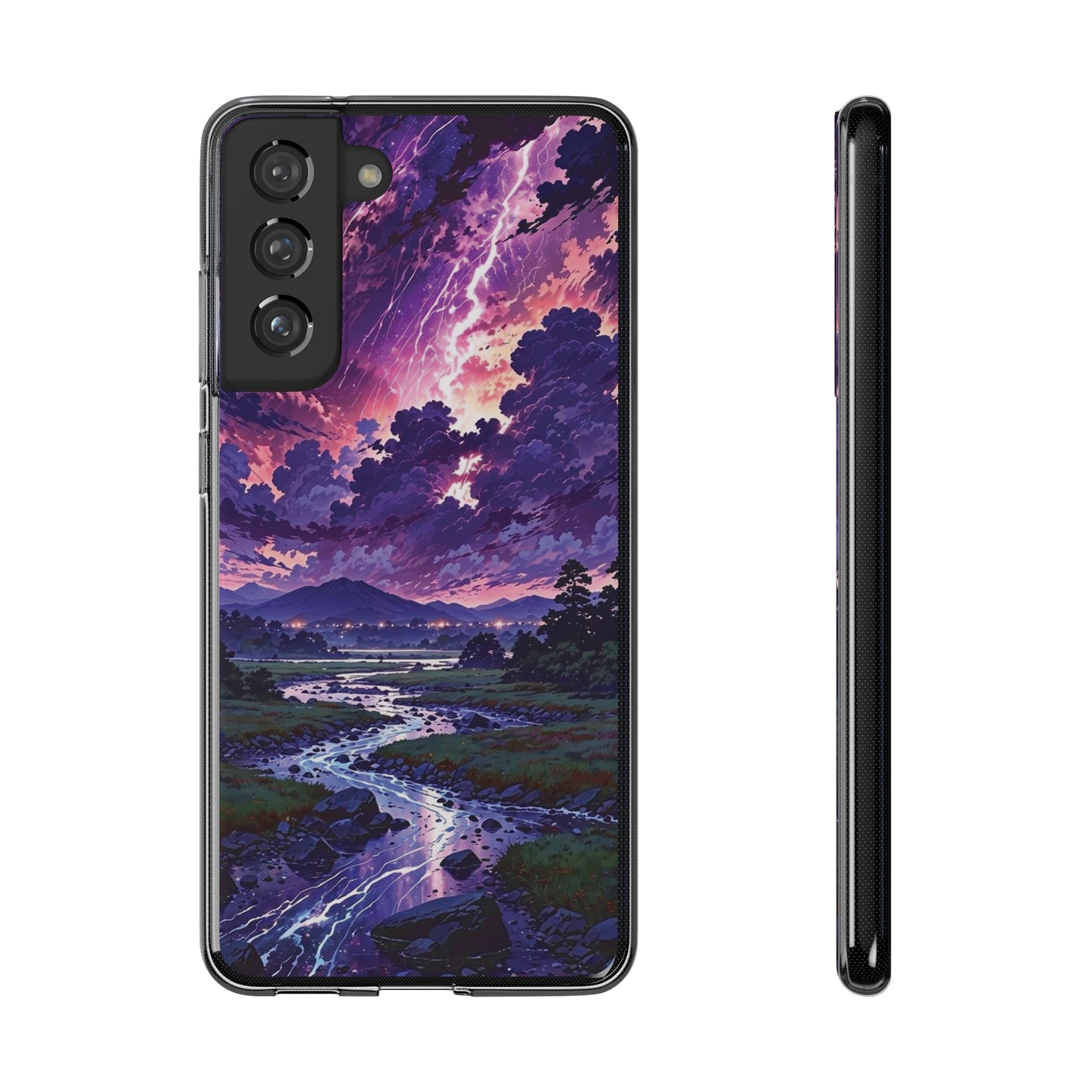 Scenic Nature Soft Phone Case - Stunning Landscape Design for Wilderness Lovers