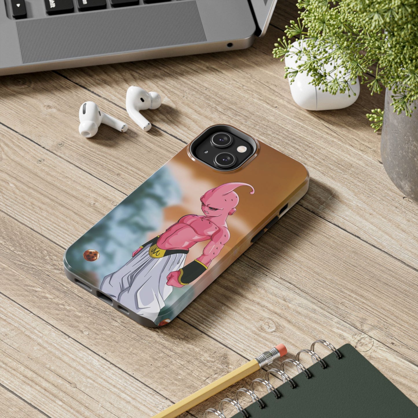 Majin Buu Fierce Dragon Ball Tough Phone Case - Majin Buu Design