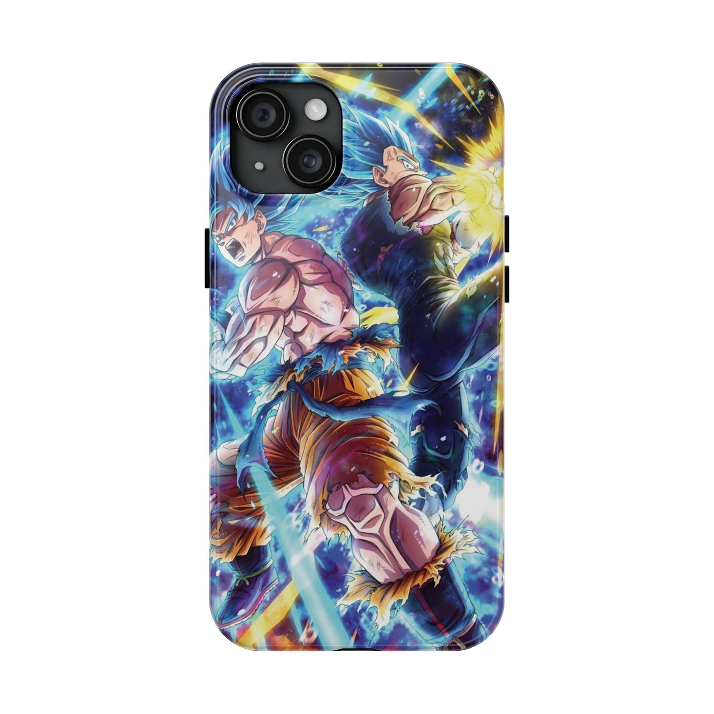 Goku Vegeta Dragon Ball Super Tough Phone Case - Vibrant Anime Character Design