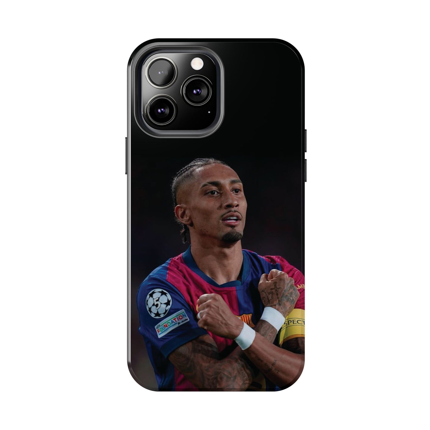 Raphinha Soccer Fan Tough Phone Case - Durable Protection with Star Player Design