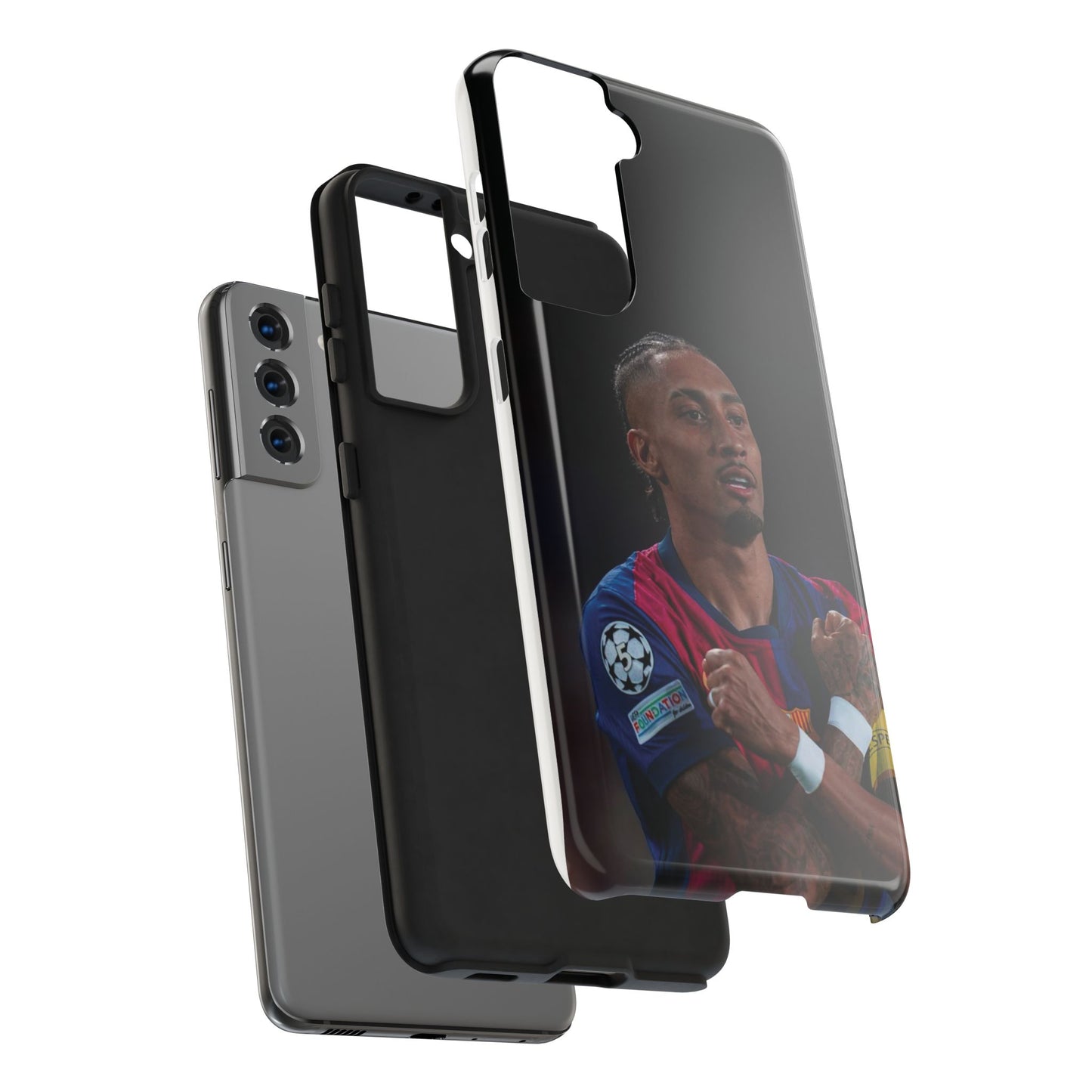 Raphinha Soccer Fan Tough Phone Case - Durable Protection with Star Player Design