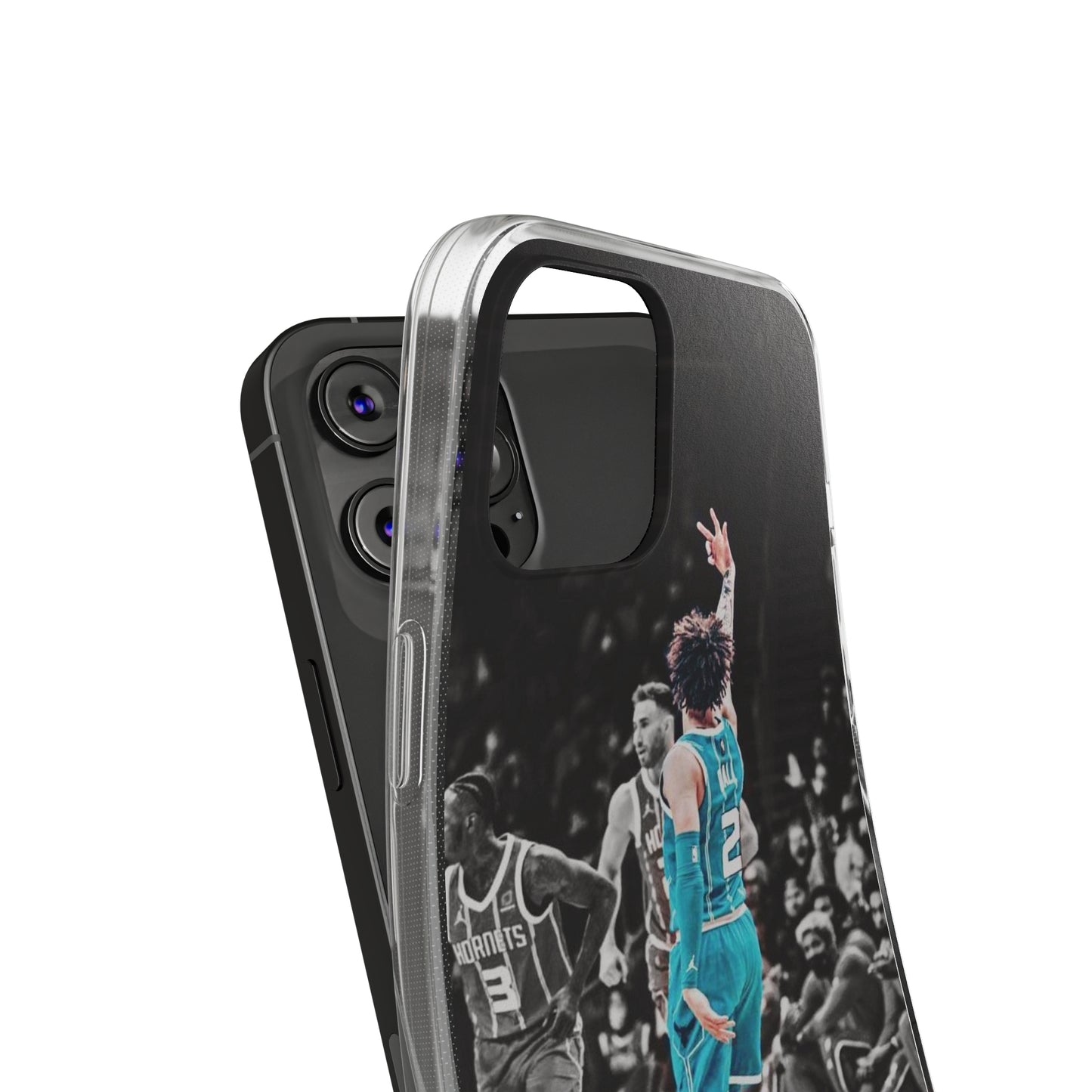 LaMelo Ball Sporty Soft Phone Case with Dynamic Player Design