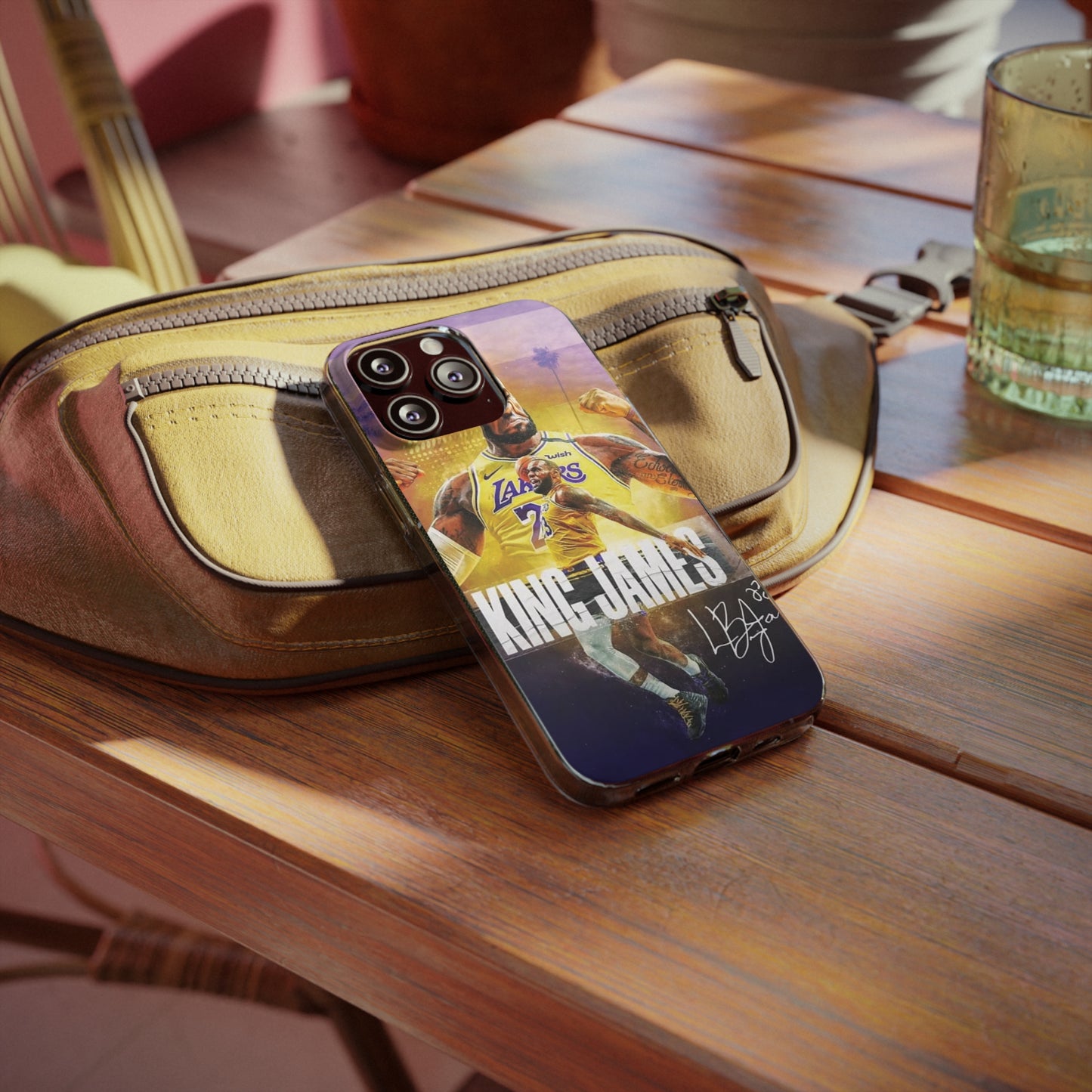 LeBron James Soft Phone Case - Sports Fan Essential for Lakers Lovers