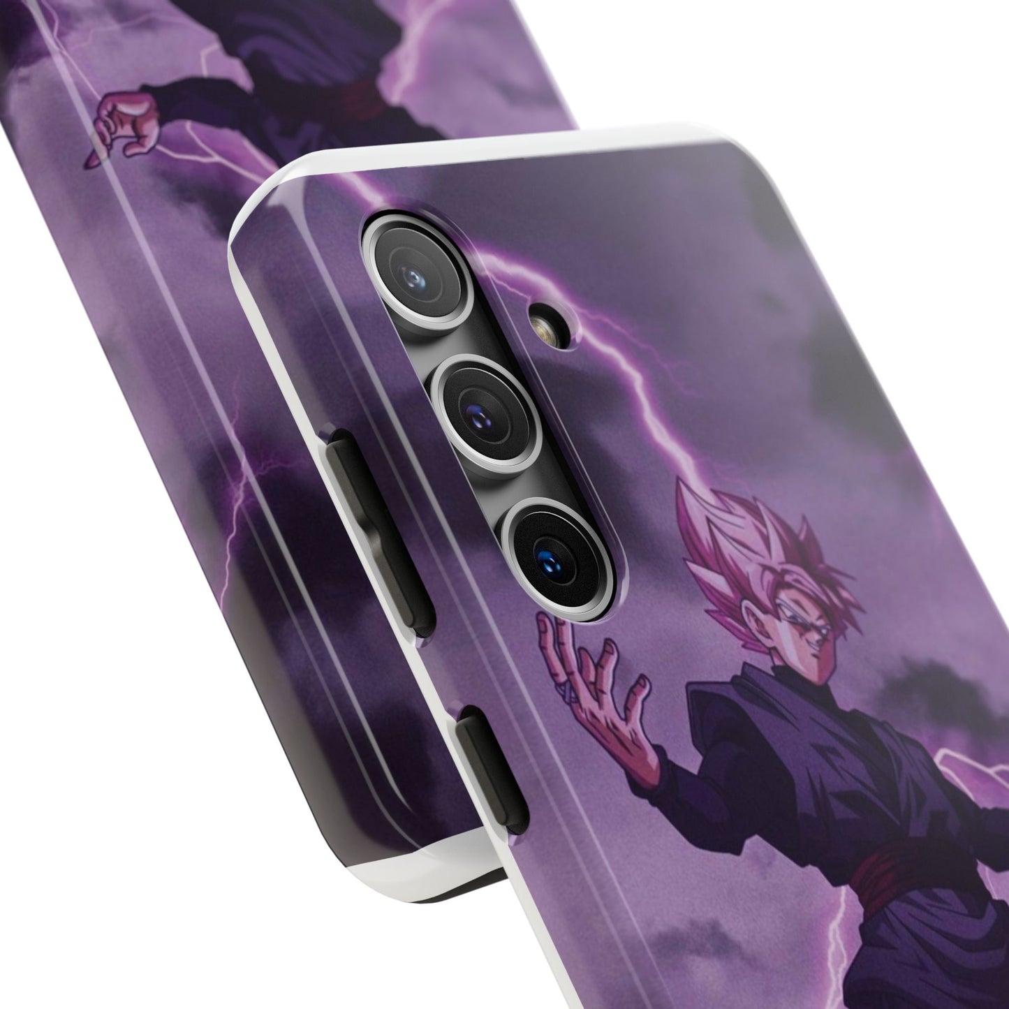 Black Goku Anime Tough Phone Case - Dragon Ball Z Inspired Design