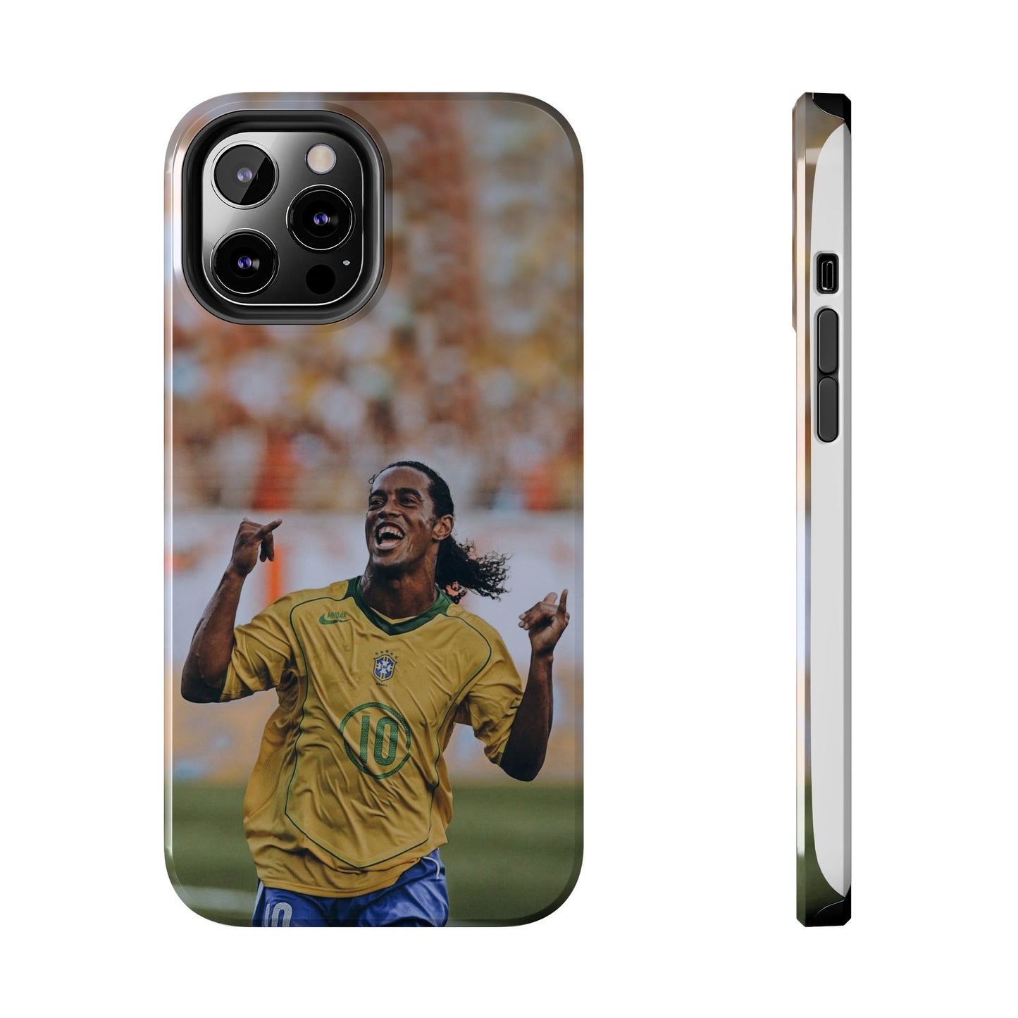 Ronaldinho Soccer Fan Tough Phone Cases - Celebration Design