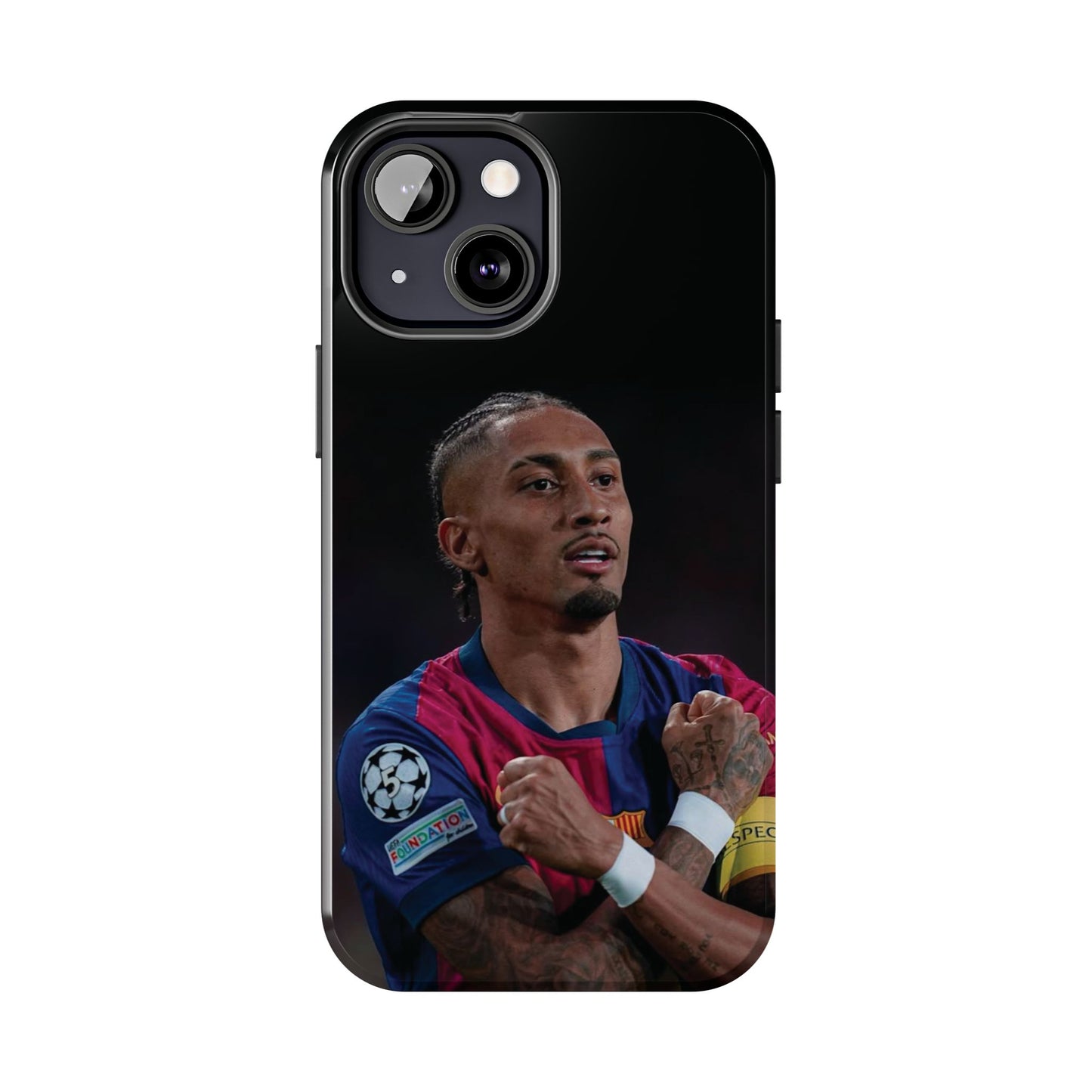 Raphinha Soccer Fan Tough Phone Case - Durable Protection with Star Player Design