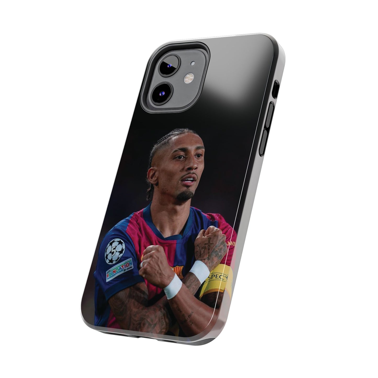 Raphinha Soccer Fan Tough Phone Case - Durable Protection with Star Player Design