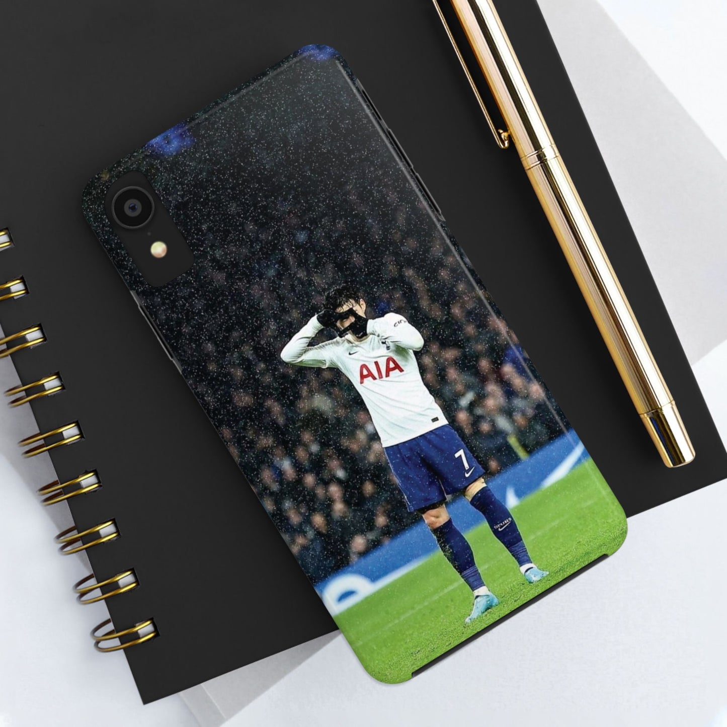 Son Heung-min Personalized Tough Phone Case for Soccer Fans - Stylish and Durable Design
