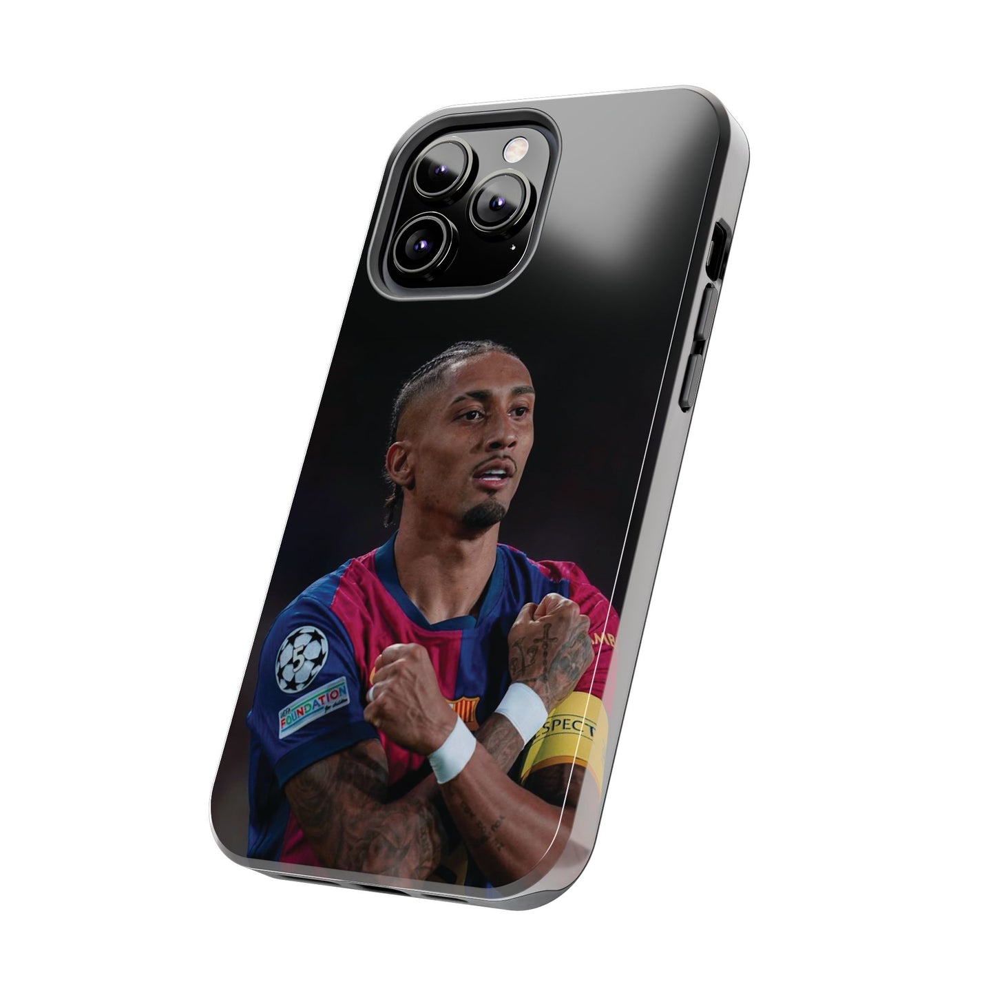 Raphinha Soccer Fan Tough Phone Case - Durable Protection with Star Player Design