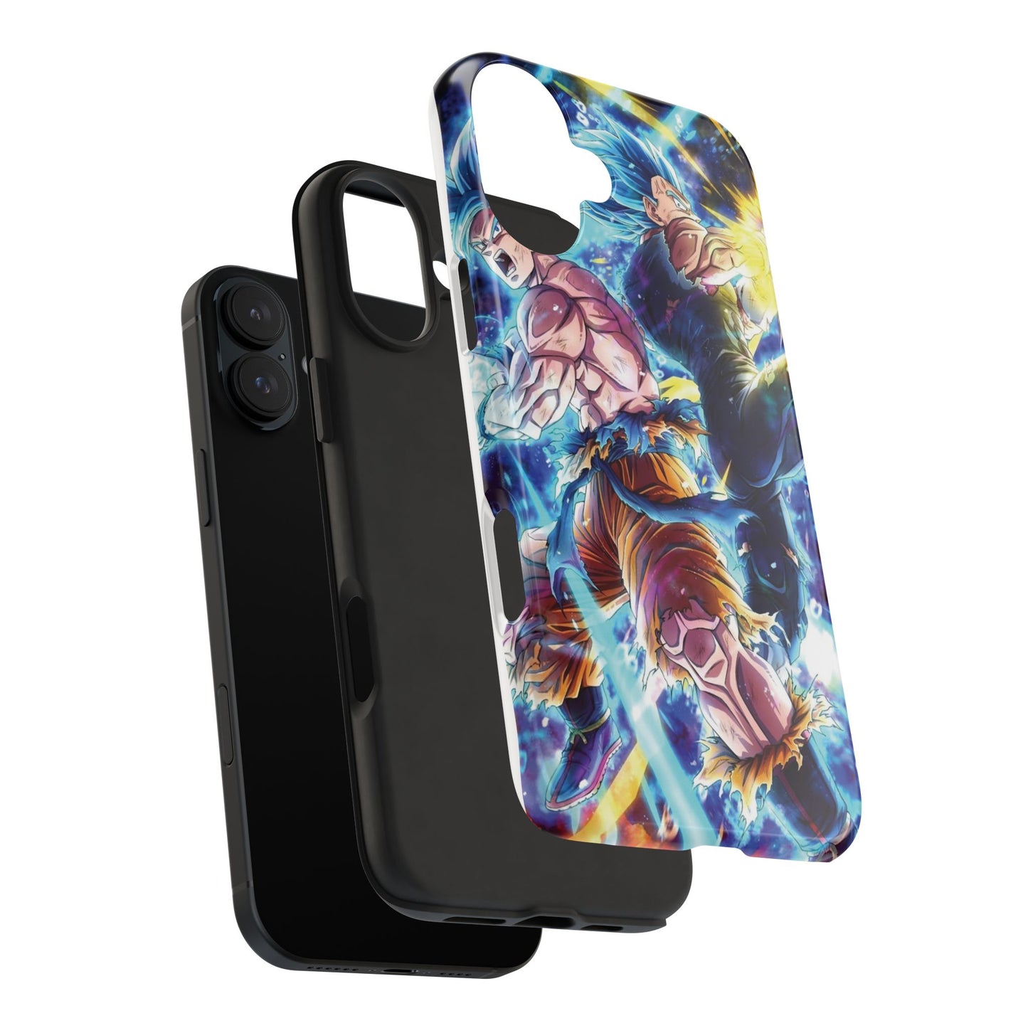 Goku Vegeta Dragon Ball Super Tough Phone Case - Vibrant Anime Character Design