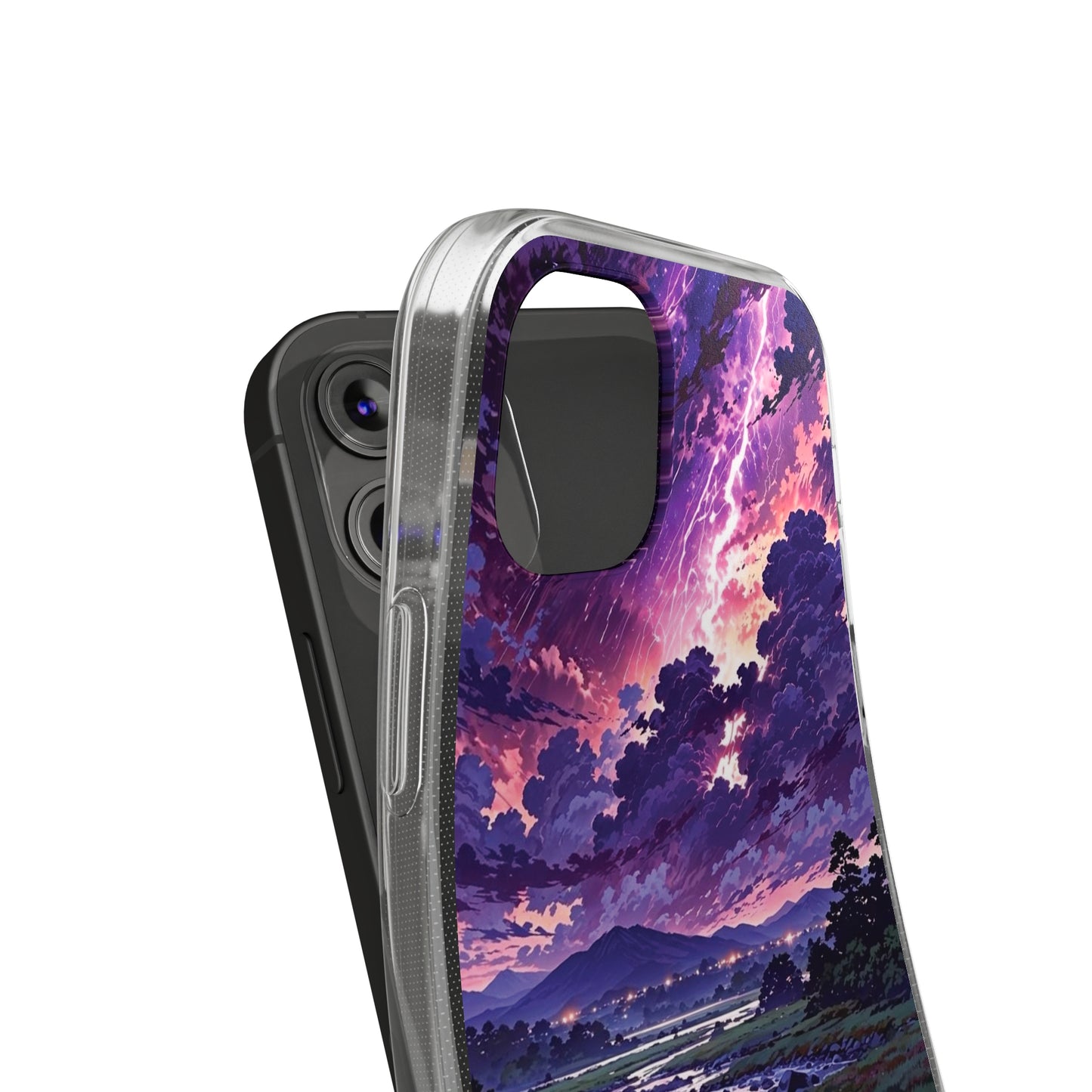 Scenic Nature Soft Phone Case - Stunning Landscape Design for Wilderness Lovers