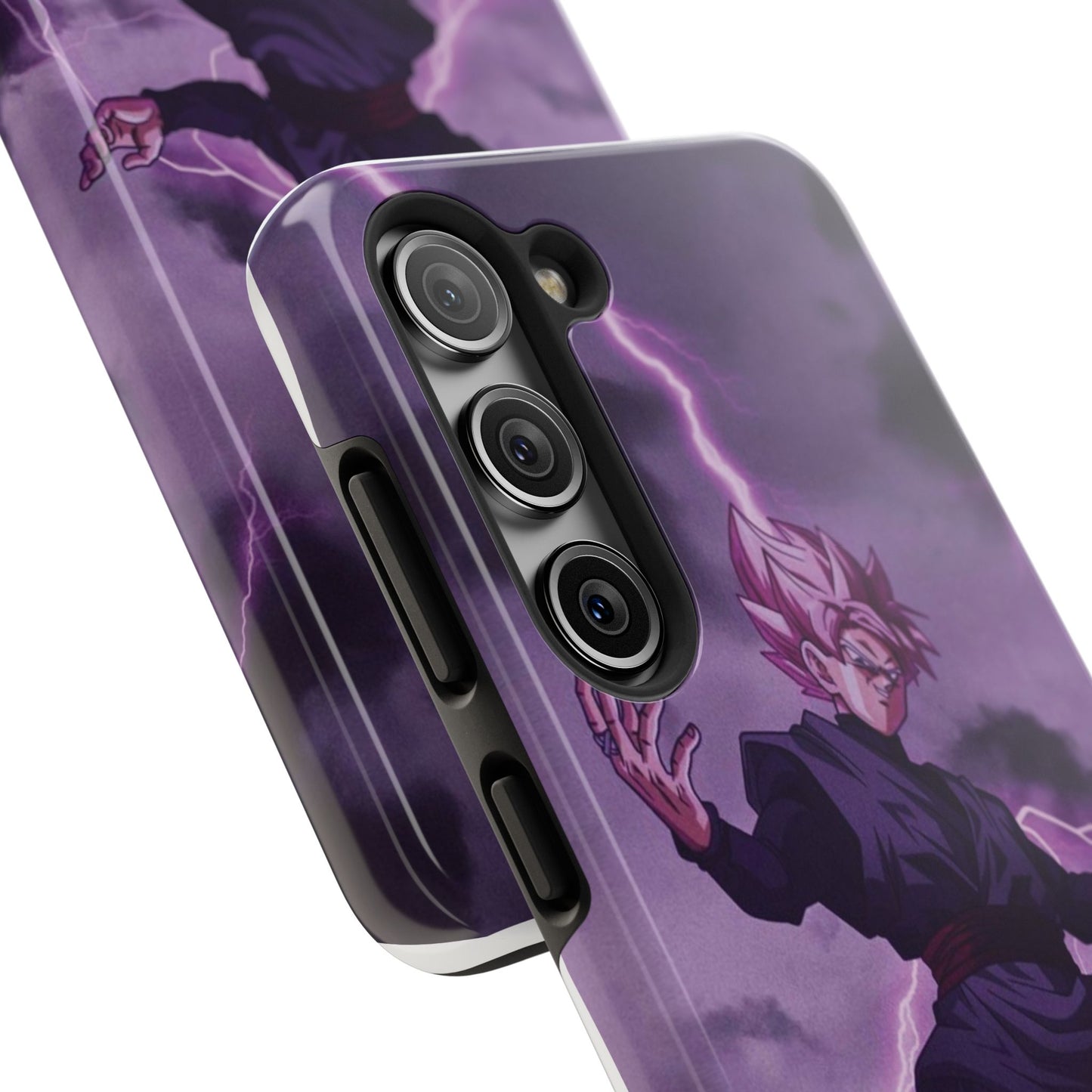 Black Goku Anime Tough Phone Case - Dragon Ball Z Inspired Design