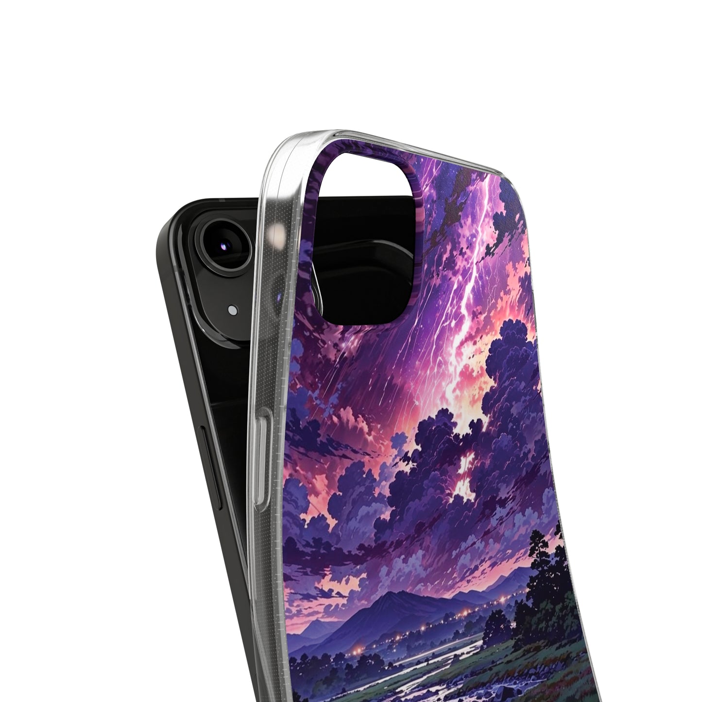 Scenic Nature Soft Phone Case - Stunning Landscape Design for Wilderness Lovers
