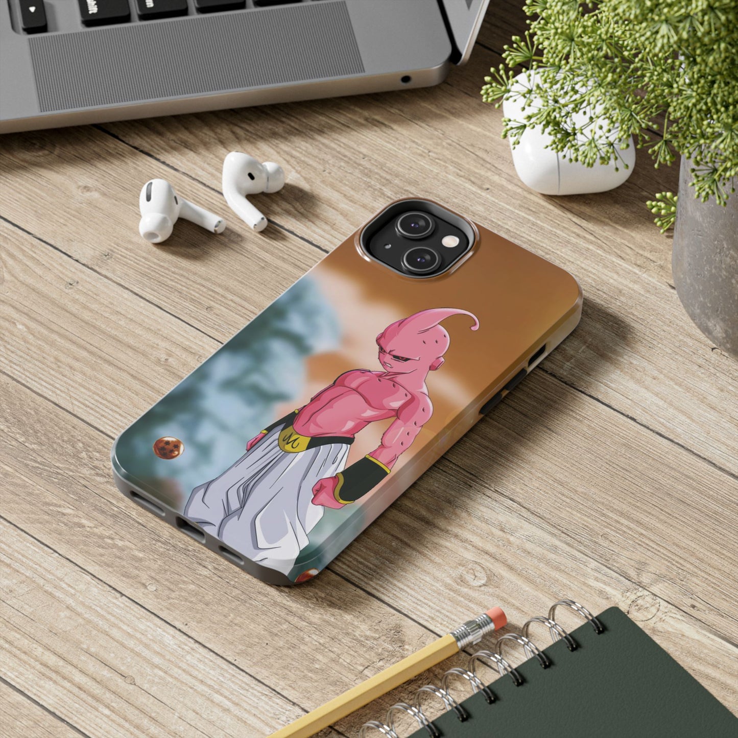 Majin Buu Fierce Dragon Ball Tough Phone Case - Majin Buu Design