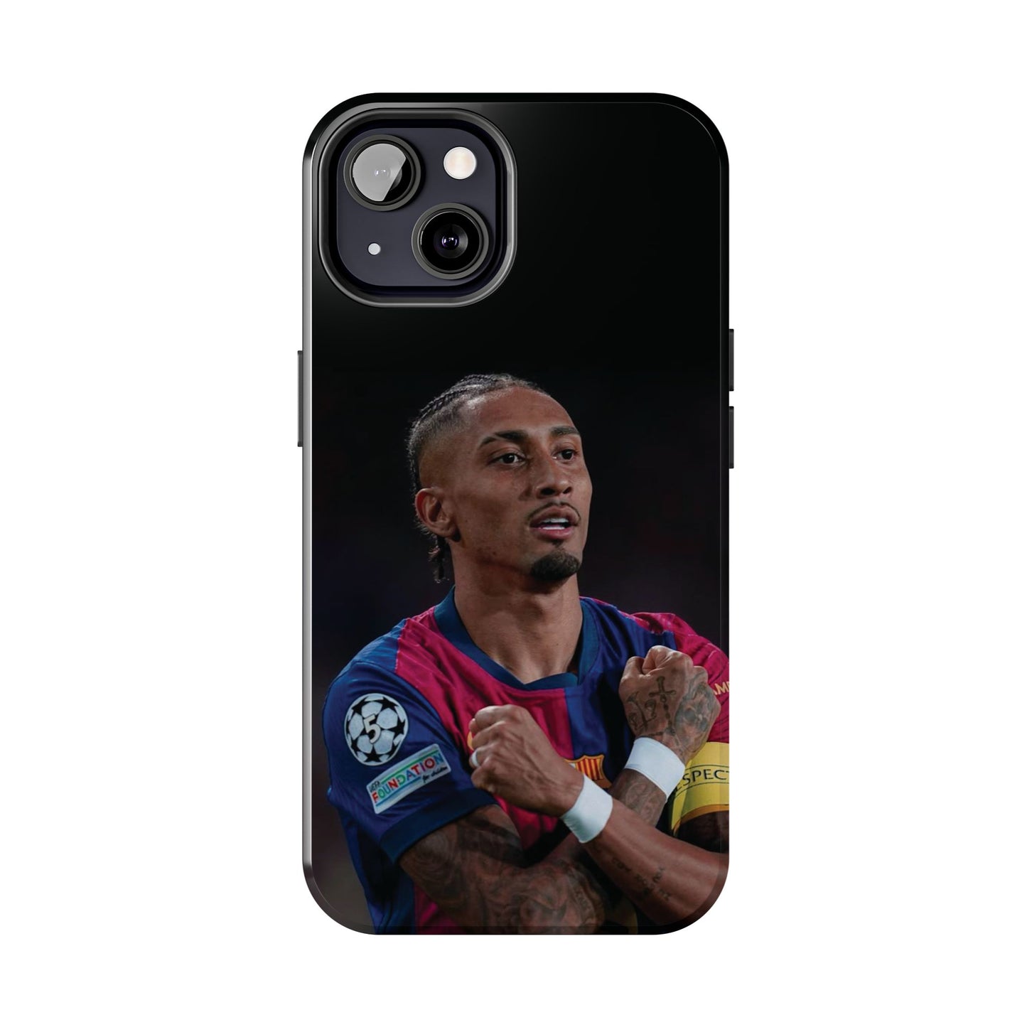 Raphinha Soccer Fan Tough Phone Case - Durable Protection with Star Player Design