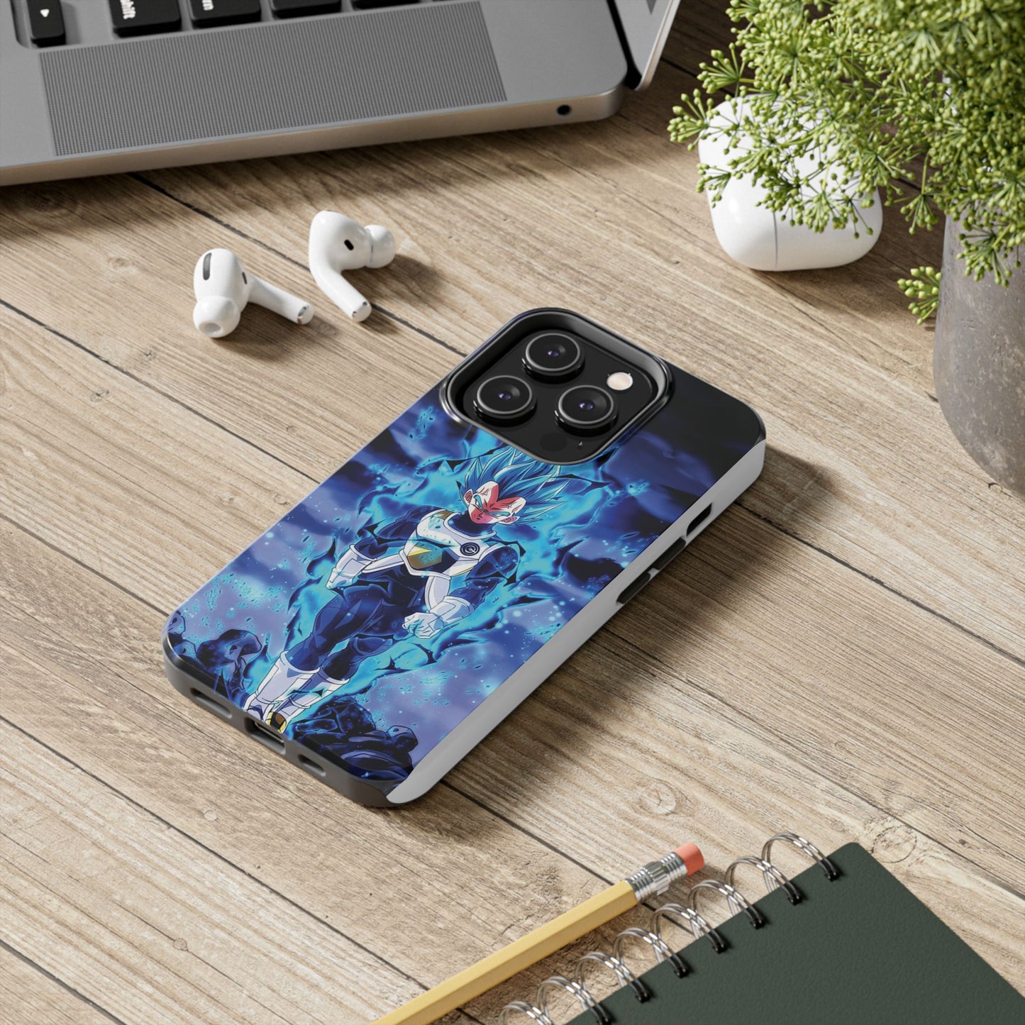 Vegeta Dragon Ball Z Tough Phone Case - Super Saiyan Vegeta Design