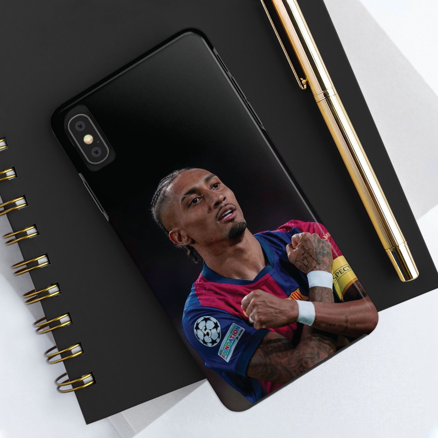 Raphinha Soccer Fan Tough Phone Case - Durable Protection with Star Player Design