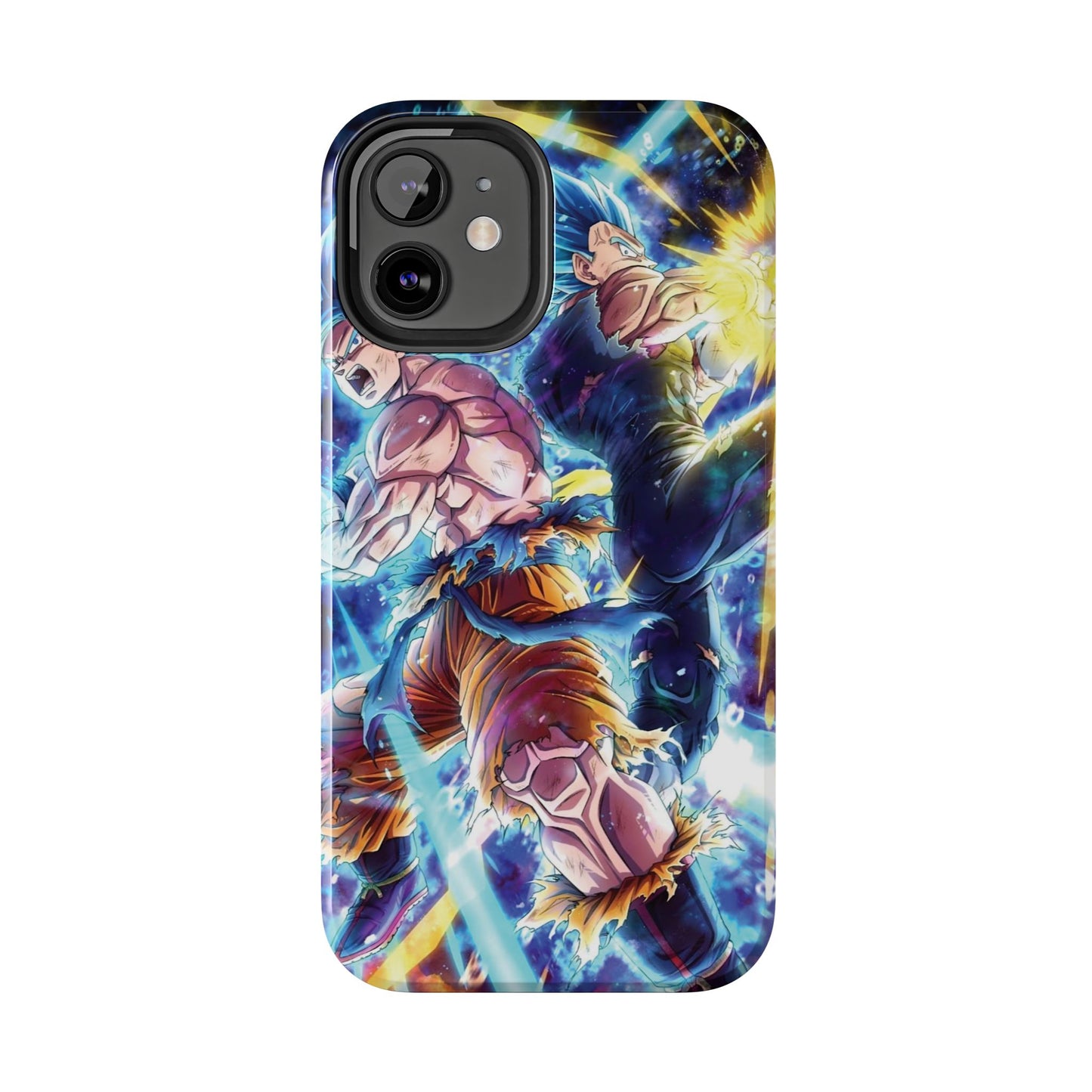 Goku Vegeta Dragon Ball Super Tough Phone Case - Vibrant Anime Character Design