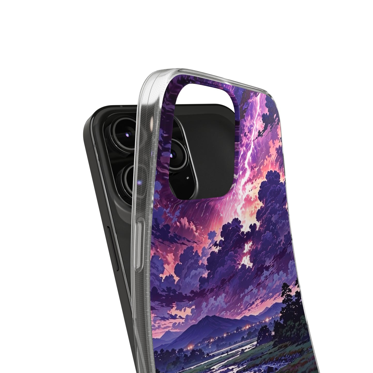 Scenic Nature Soft Phone Case - Stunning Landscape Design for Wilderness Lovers
