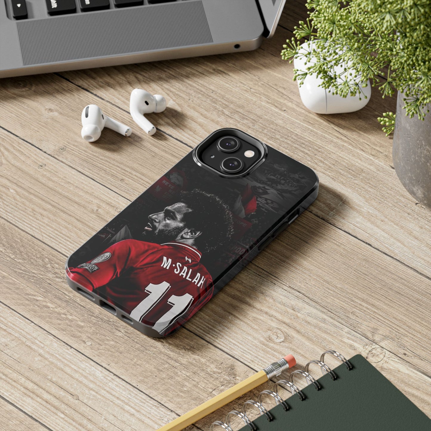 M'Salah Tough Phone Case - Durable Soccer Design for Fans
