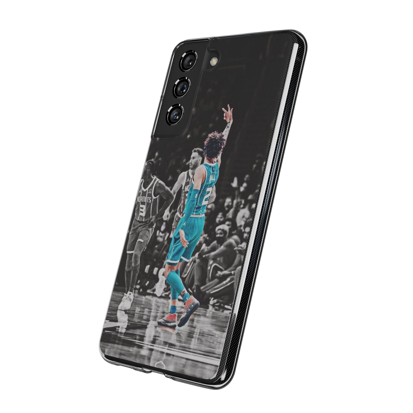 LaMelo Ball Sporty Soft Phone Case with Dynamic Player Design