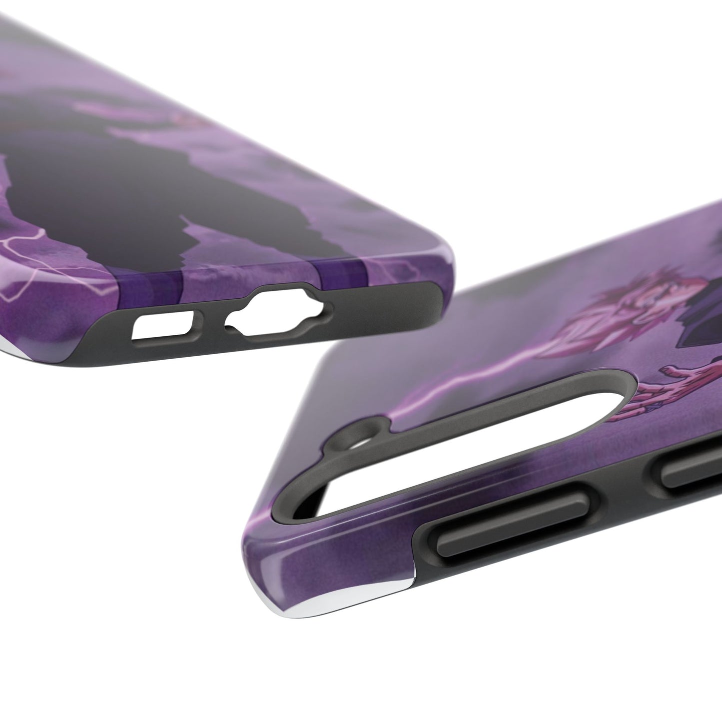 Black Goku Anime Tough Phone Case - Dragon Ball Z Inspired Design
