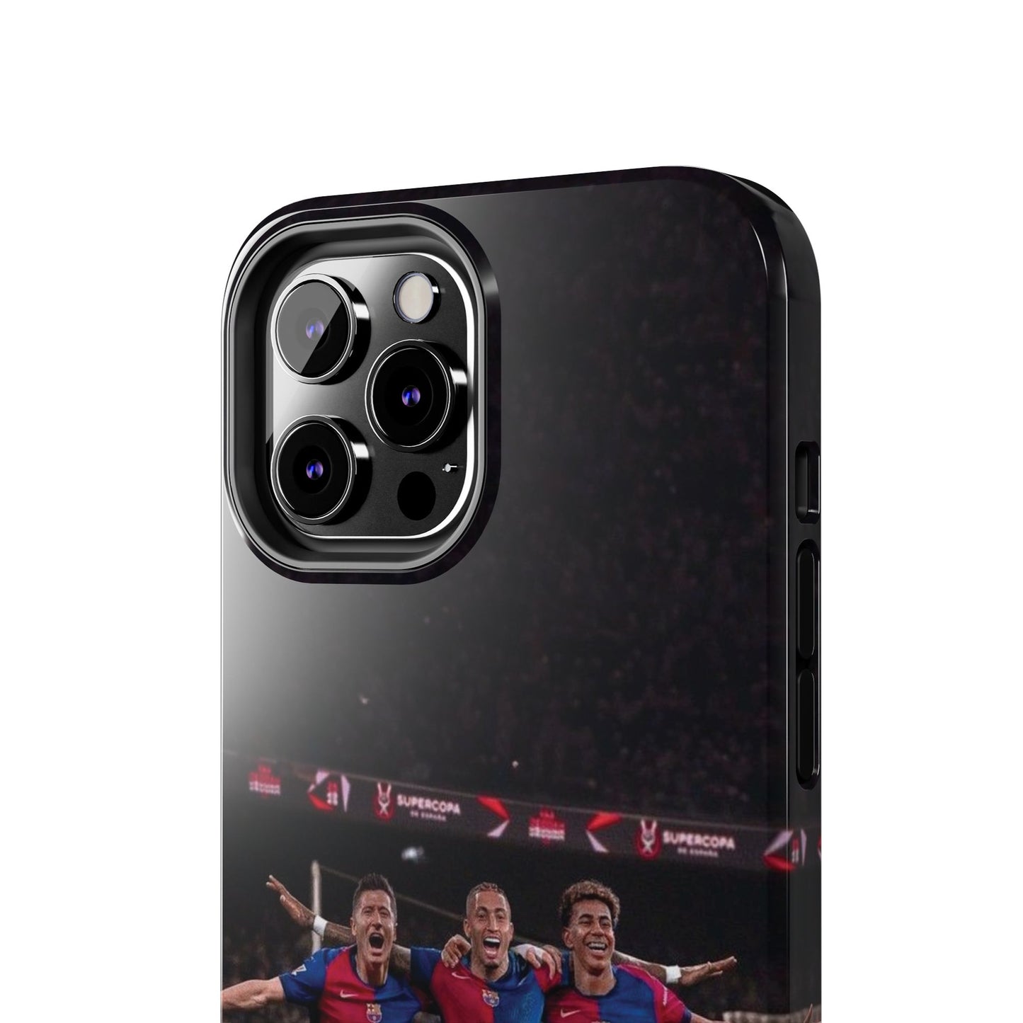 Lewandowski, Raphinha, Lamine Yamal Soccer Team Tough Phone Case - Durable Protection for Fans!