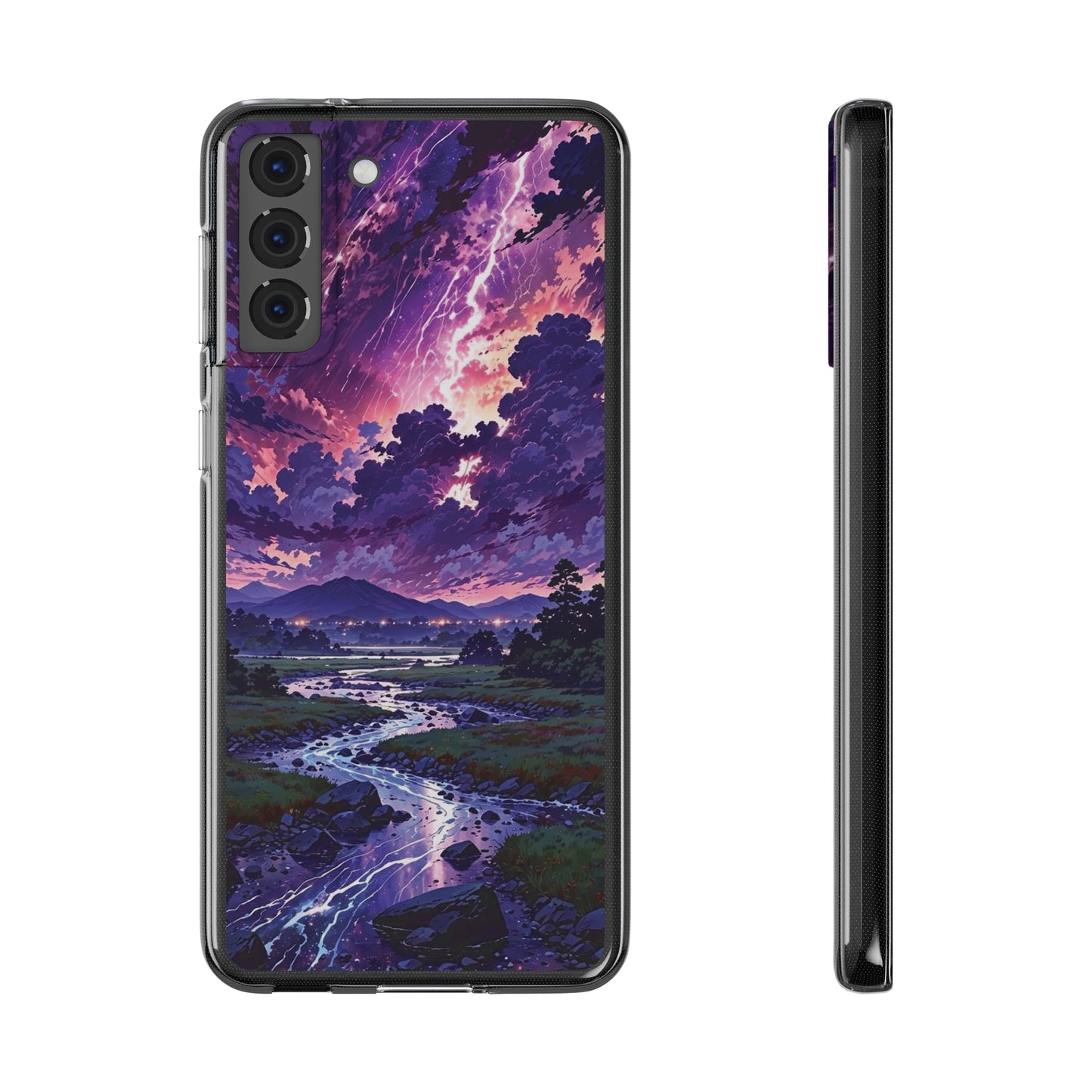 Scenic Nature Soft Phone Case - Stunning Landscape Design for Wilderness Lovers