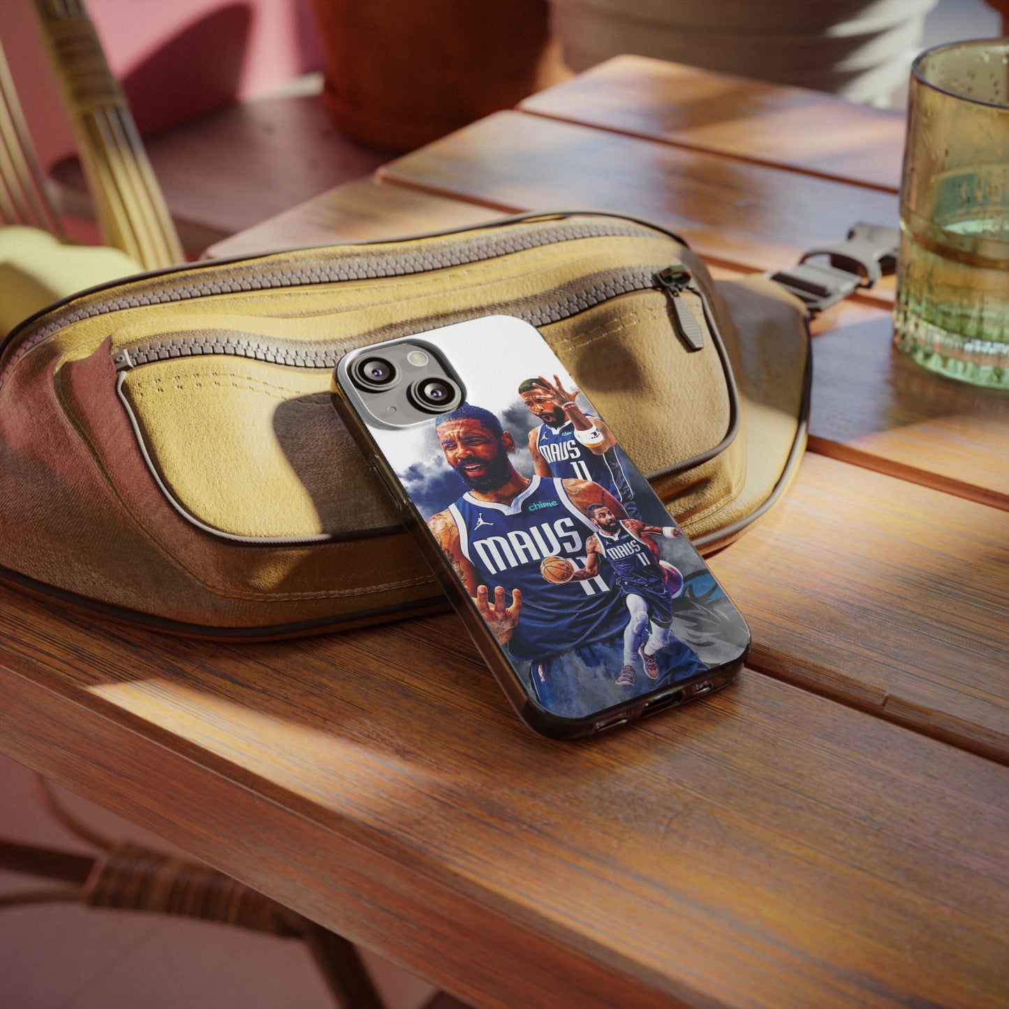 Kyrie Ivring Soft Phone Case with Basketball Theme - Perfect for Sports Fans