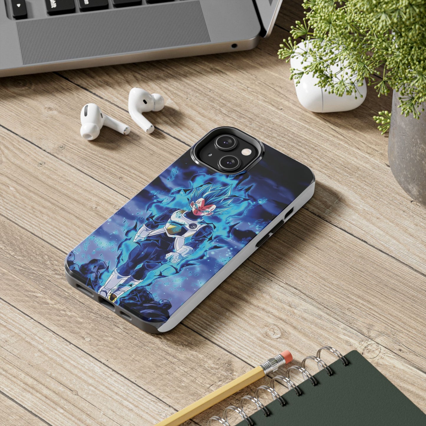 Vegeta Dragon Ball Z Tough Phone Case - Super Saiyan Vegeta Design