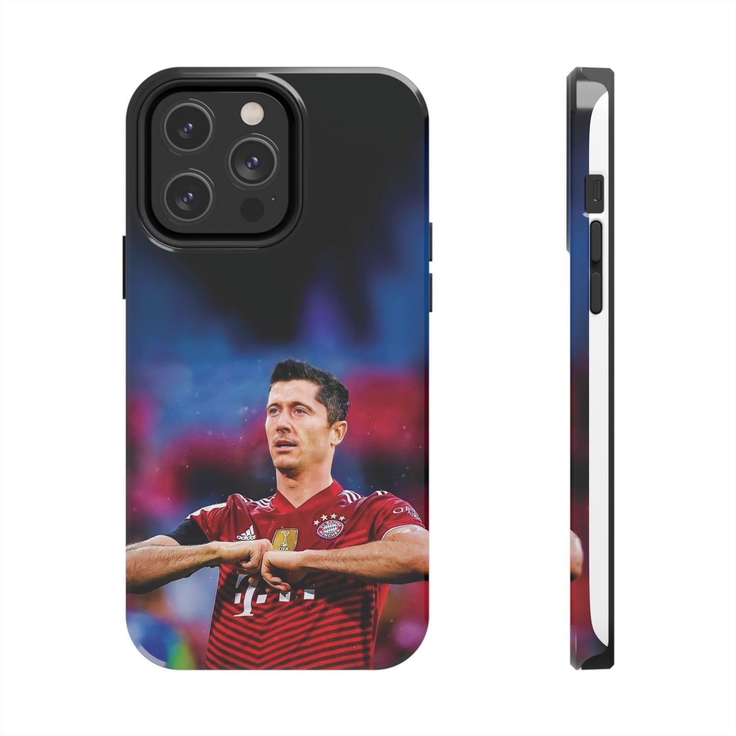 Robert Lewandowski Soccer Tough Phone Cases - Featuring Legendary Player Design