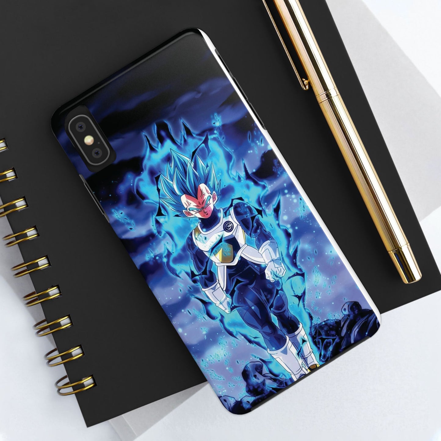 Vegeta Dragon Ball Z Tough Phone Case - Super Saiyan Vegeta Design