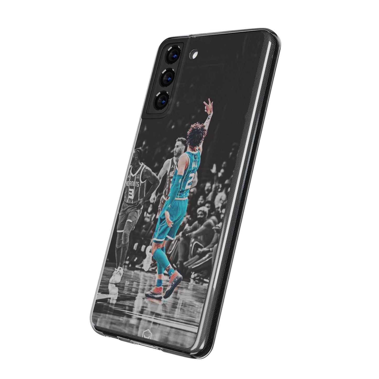 LaMelo Ball Sporty Soft Phone Case with Dynamic Player Design