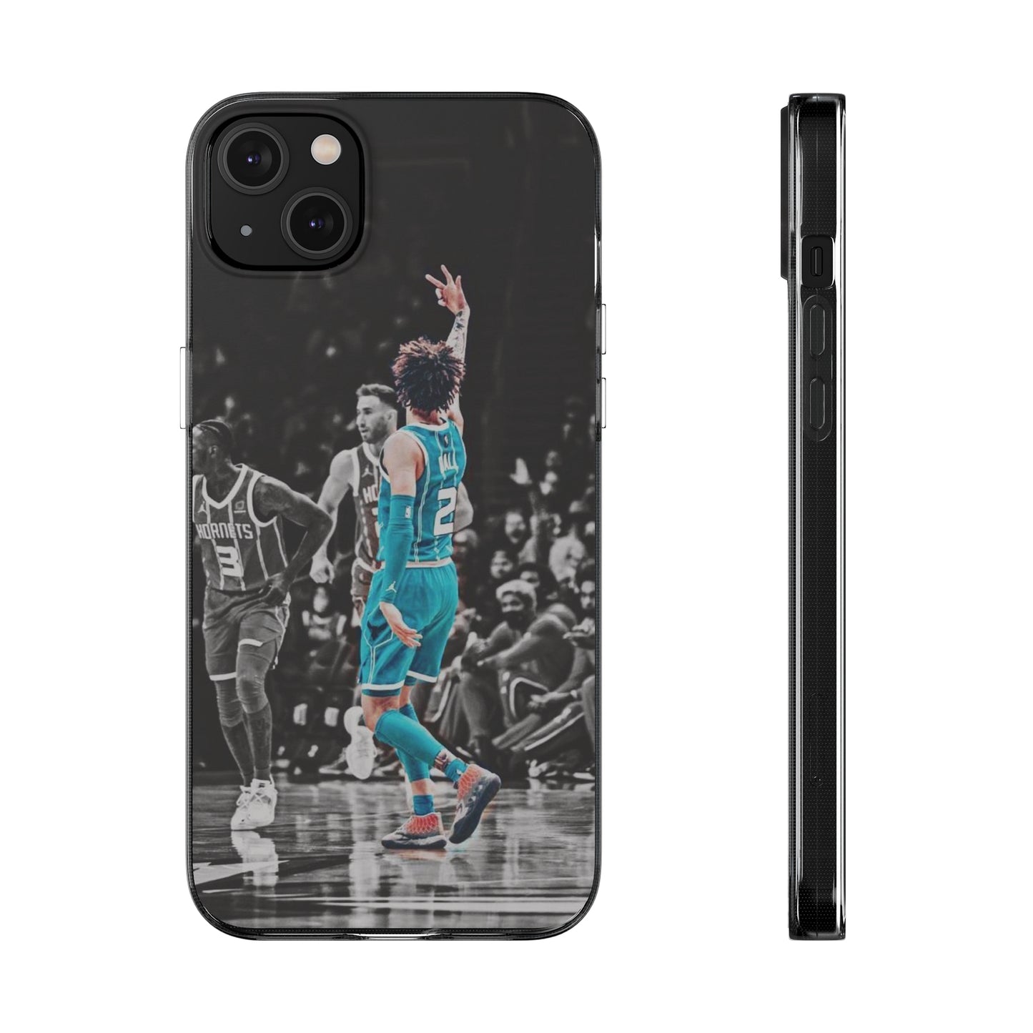 LaMelo Ball Sporty Soft Phone Case with Dynamic Player Design