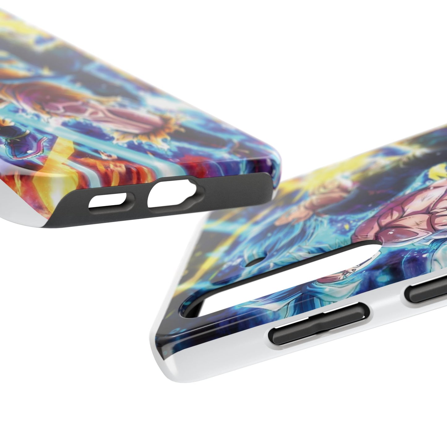 Goku Vegeta Dragon Ball Super Tough Phone Case - Vibrant Anime Character Design