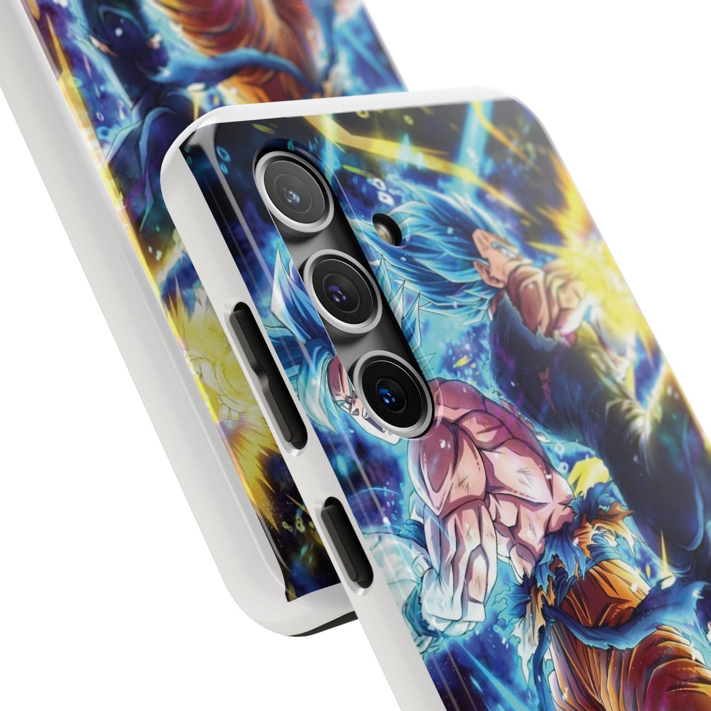 Goku Vegeta Dragon Ball Super Tough Phone Case - Vibrant Anime Character Design